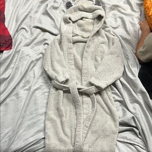 Cozy Hooded Bathrobe with Ears